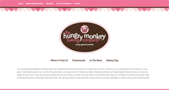 Desktop Screenshot of hungrymonkeybaking.com
