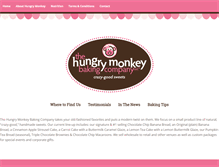 Tablet Screenshot of hungrymonkeybaking.com